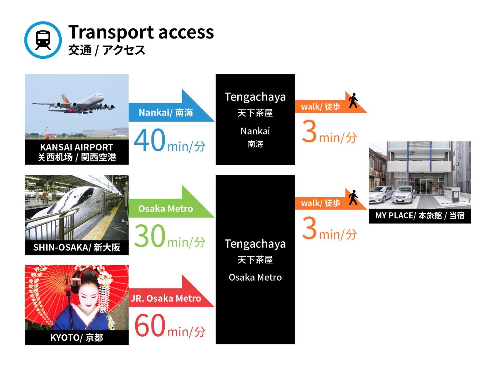 Fds Nexus Lägenhet Osaka Exteriör bild